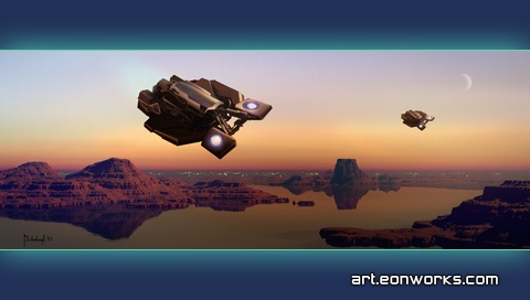 sci-fi psp wallpaper