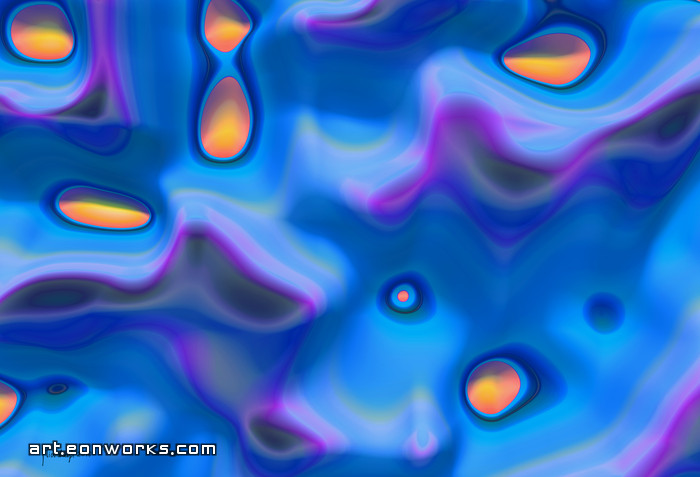 blue abstract image