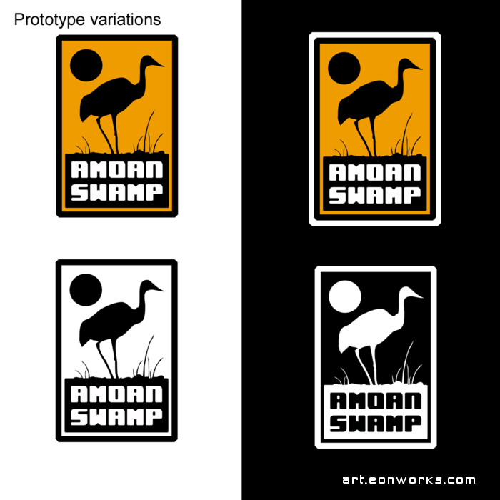 nature swamp bird logo