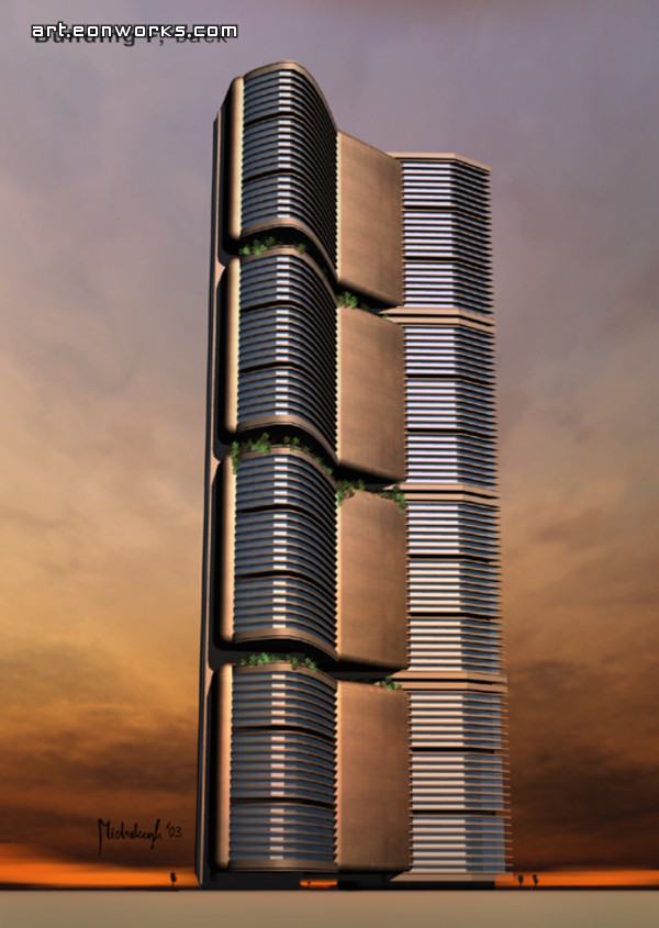 future city building concept