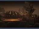 future sci-fi relay station closeup