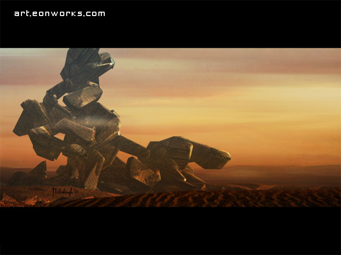dezert extraterrestial ruin