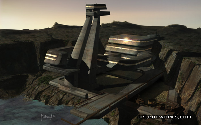 marine research complex at the sea