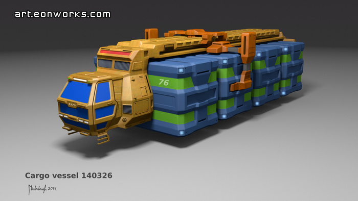 conceptual design of a cargo vessel