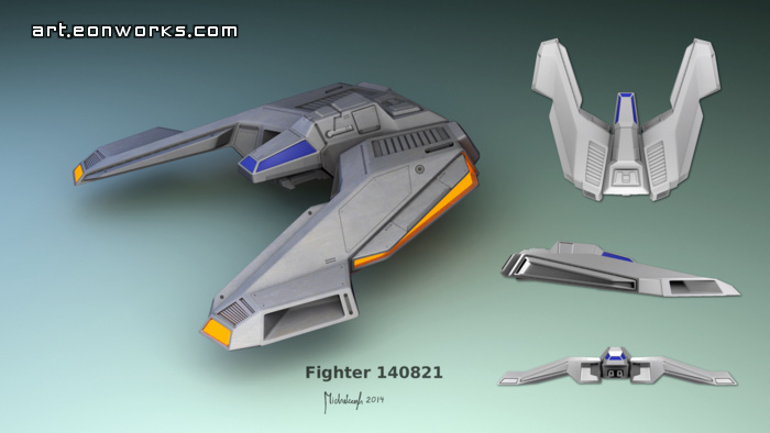 scifi fighter concept