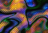 richly colored abstract pattern