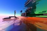 3D rendering of a surreal perception