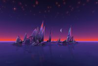 colorful space art illustration