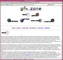 screenshot of my 1997 art website