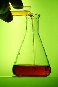 laboratory erlenmeyer flask